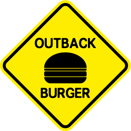 Disposables - Outback Burger - Hamburgerdoosjes x 400