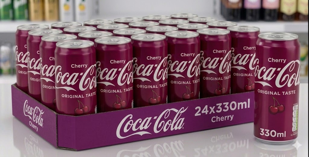 Dranken - Frisdrank - Coca Cola Cherry NL 24 x 330ml (€14,99 + 3,60 statiegeld)