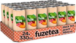 NL Fuze Tea | Black tea Peach Hibiscus 24x033L (€16,99 + €3,60 statiegeld) 416431