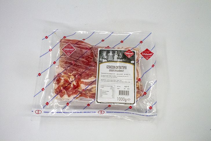 Varken | Bacon - gesneden buikspek fijn, diepvries doos 8kg