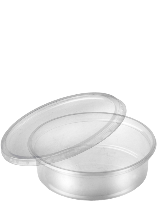 Disposables - D.P. Sausbakje 125cc rond (incl deksel) 250 stuks 2268