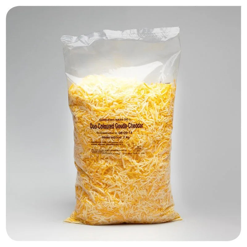 Cheddar mix 50+ geraspt 2kg