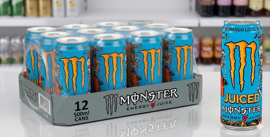 Dranken - Energiedrank - Monster mango NL 12 x 500ml (€ 17,99 + € 1,80 statiegeld)