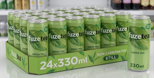 Dranken - Frisdrank - Fuzetea Green Tea NL 24 x 330ml (€16,99 + €3,60 statiegeld)
