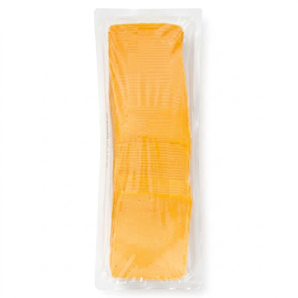 Vers - Zuivel - Cheddarkaas plakken (20gr) 6 x 1kg