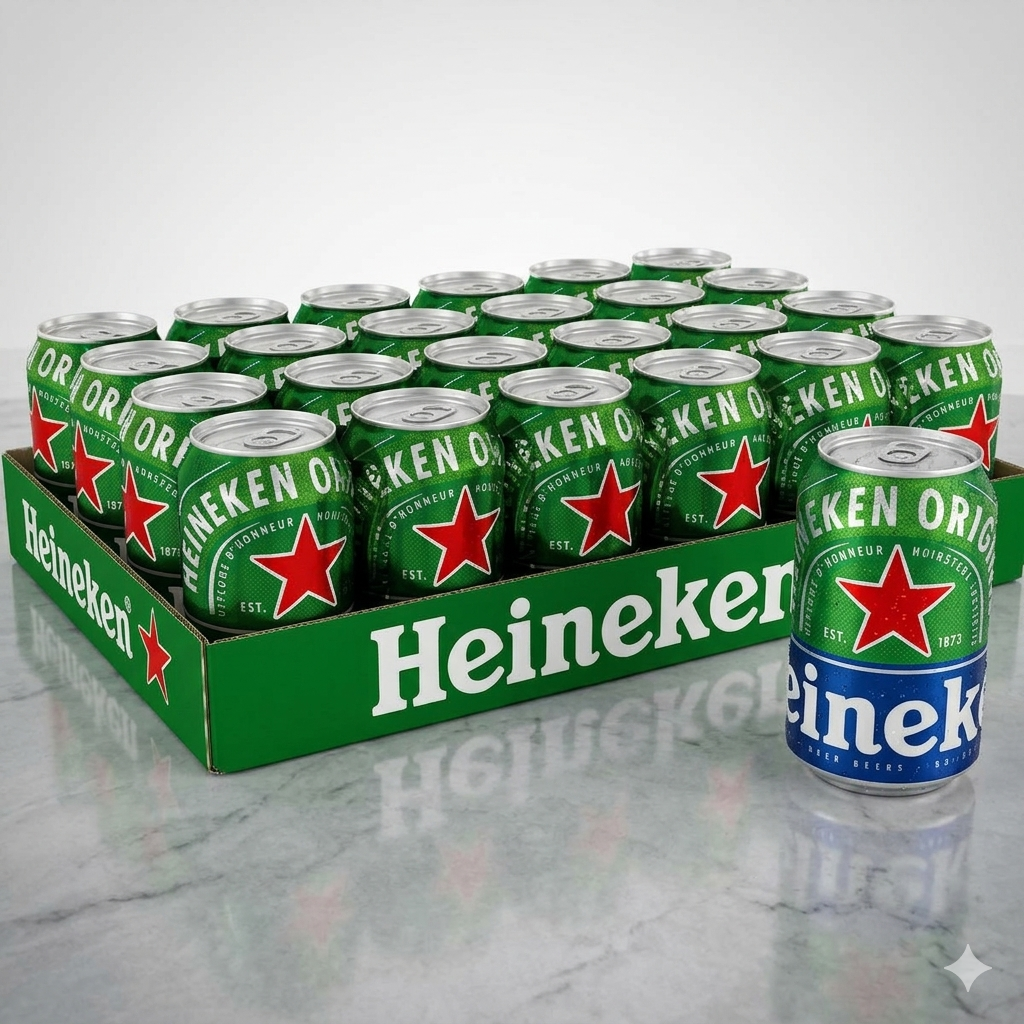 Dranken - Alcoholisch - Heineken NL 24 x 330ml  (€17,35 + 3,60 statiegeld)