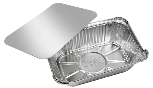 Alu bakje + deksel Combi box 920cc 202x138x58mm (911LO/R45L) 100 stuks 452377