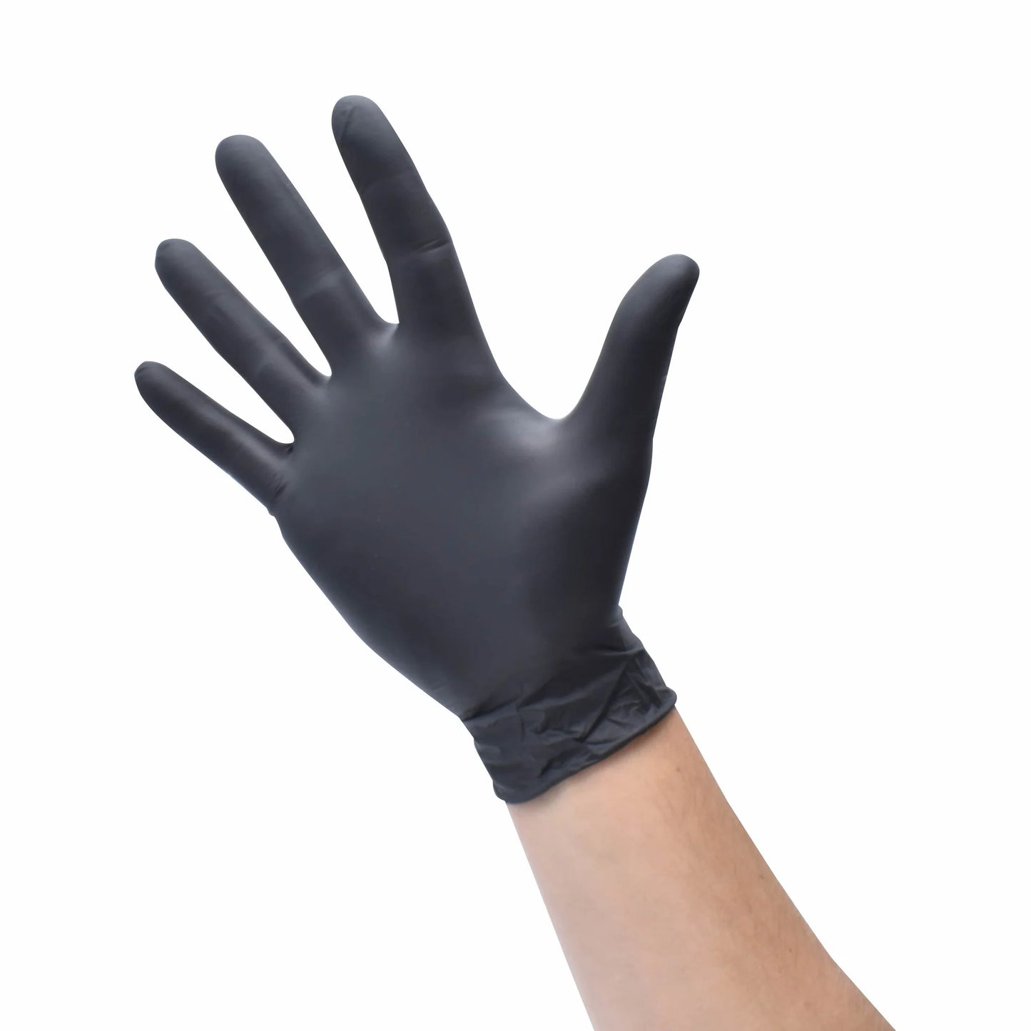 Disposables - Plastic - Zwarte nitril handschoen maat : L 10 x 100