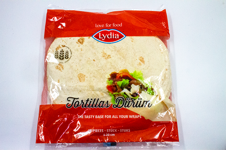 KW - Brood - Lydia Tortillas-Durum 30cm x 18