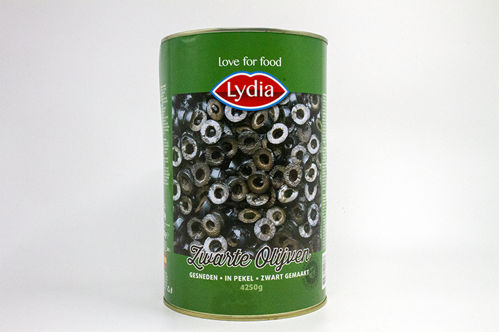 KW - Groente - Lydia zwarte olijvenschijfjes 4,15kg (2kg)